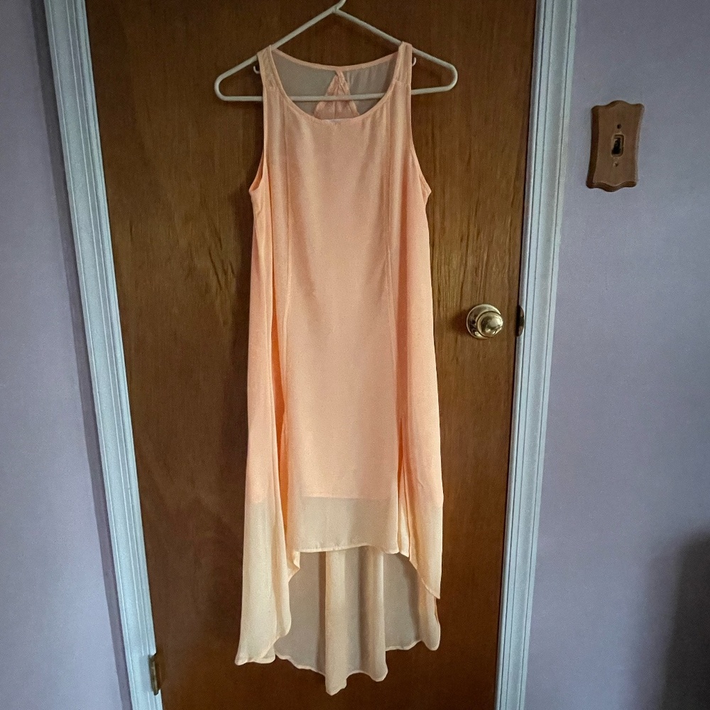 BCBGeneration high-low salmon color dress